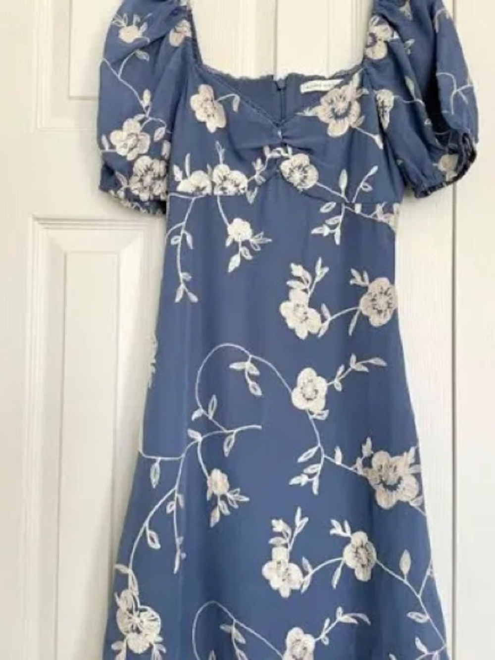 Altar’d State Blue Floral Comfy Sundress Mini Size Small Adorable no call outs